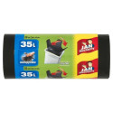Worki na Śmieci Easy Pack Czarne 35l Jan Niezbędny