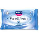 Chusteczki Nawilżające Nivea Pure&Fresh 63szt
